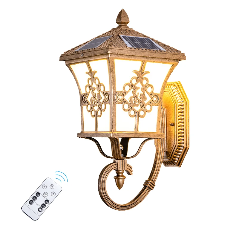 Outdoor Lighting Waterproof - Outdoor European Style Solar Powered Household