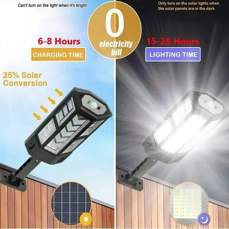 Newest Solar Lamp Powerful Out - Outdoor Lighting Waterproof recension och pris