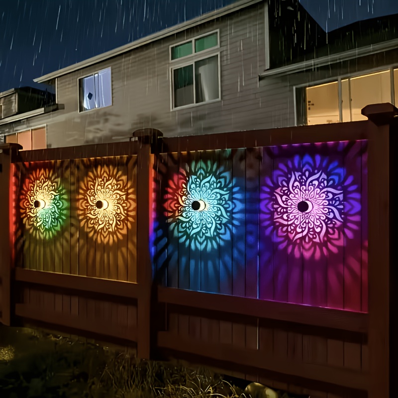 1/2/4 Packs Solar Fence Lights - Outdoor Lighting Waterproof recension och pris