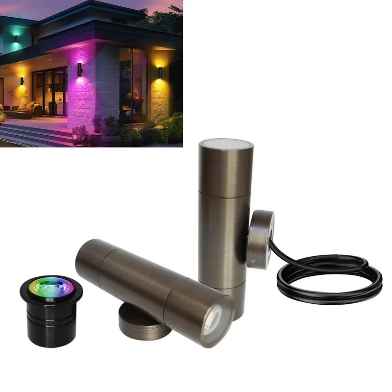 Durable Brass Outdoor LED Wall - Outdoor Lighting Pathway recension och pris