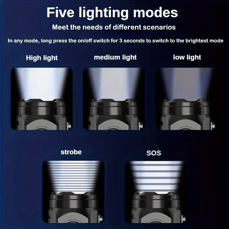 Portable Rechargeable Outdoor  - Outdoor Lighting Black recension och pris