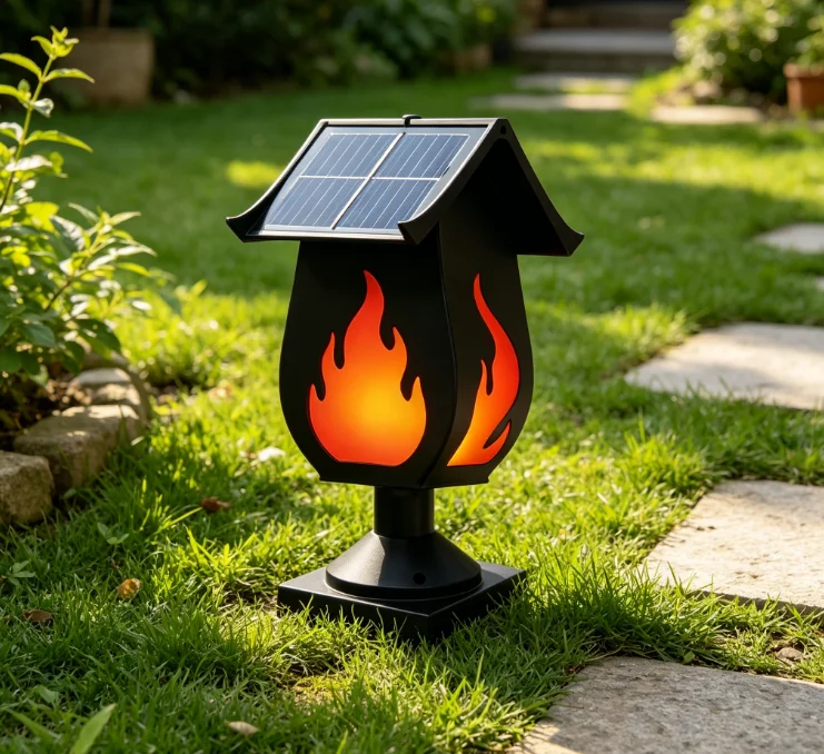 Solar Column Headlights Simula - Outdoor Lighting Waterproof recension och pris