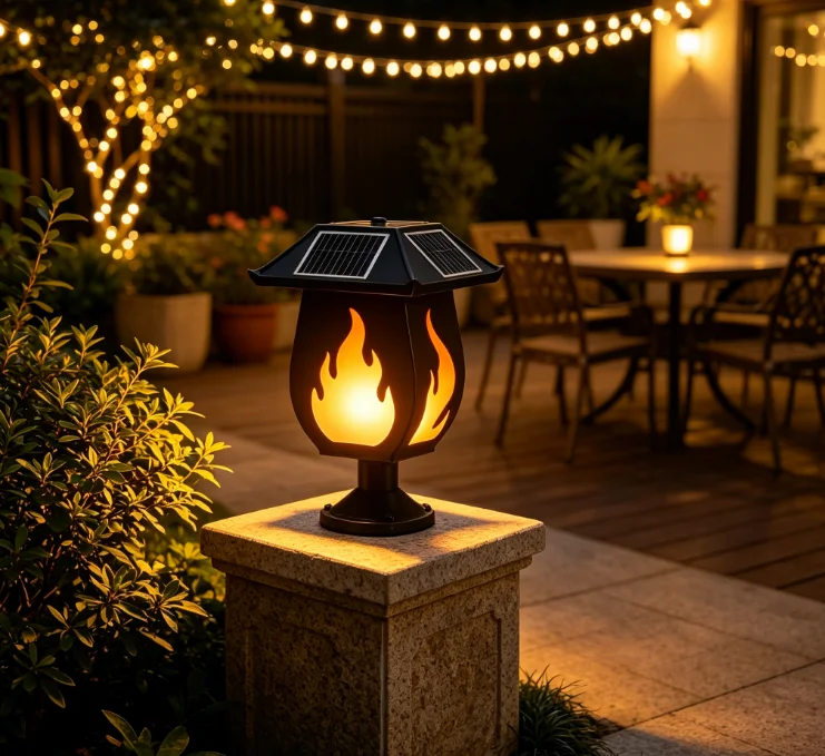 Solar Column Headlights Simula - Outdoor Lighting Waterproof recension och pris