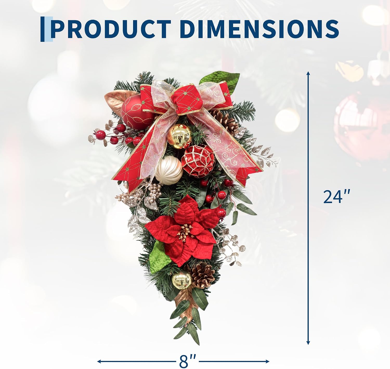 Garvee 24 Inch Christmas Upsid - Outdoor Lighting Effects recension och pris