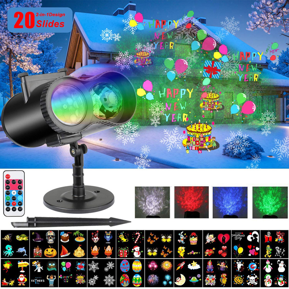 Moving LED Christmas Projector - Outdoor Lighting Uk recension och pris