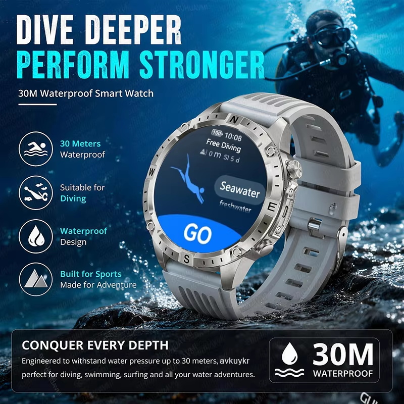 T-Rex3 Pro New GPS Smart Watch - Outdoor Lighting Wireless recension och pris