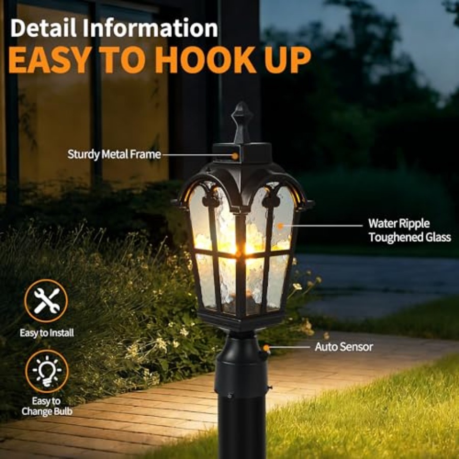Sensor Outdoor Post Lights Wat - Outdoor Lighting Waterproof recension och pris
