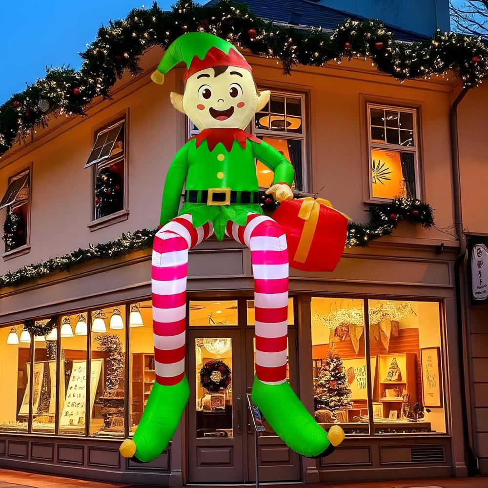 8FT Christmas Inflatables Sitt - Outdoor Lighting Effects recension och pris