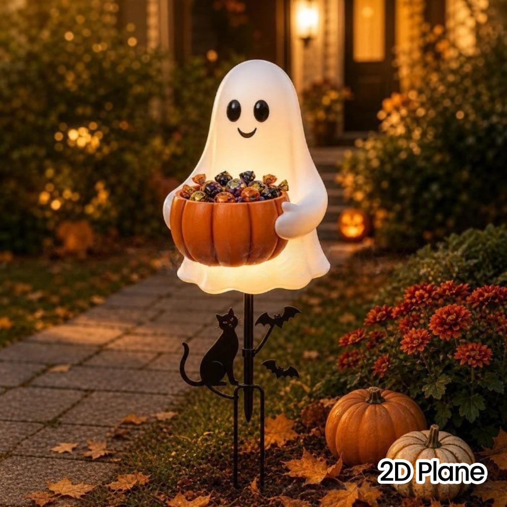 2D Halloween Ghost Pumpkin Can - Outdoor Lighting Pathway recension och pris