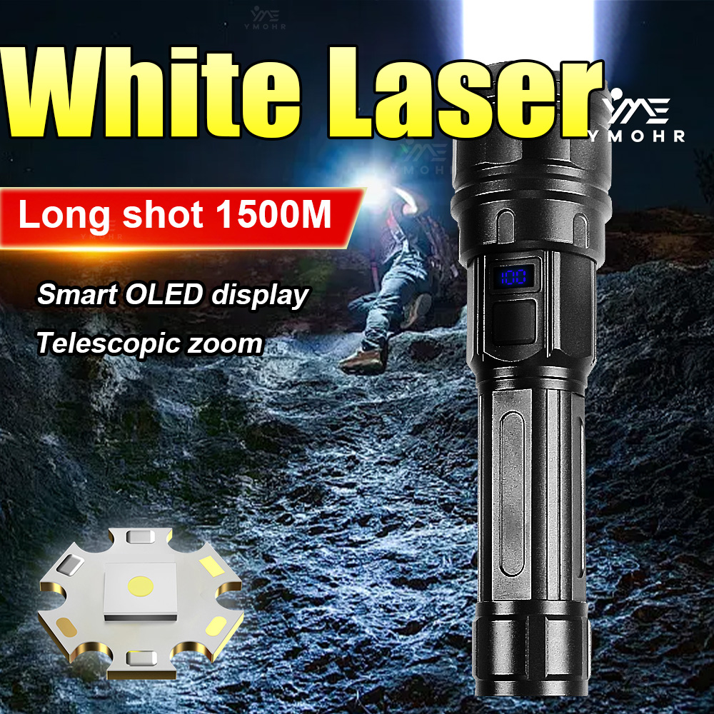 White Laser High Power Flashli - Outdoor Lighting Black recension och pris