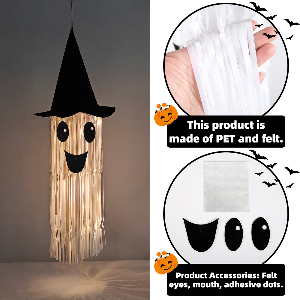 Halloween Glowing Witch Hat Gh - Outdoor Lighting Effects recension och pris